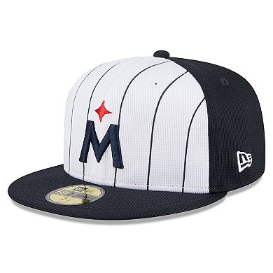 Men's New Era  White Minnesota Twins 2024 Batting Practice 59FIFTY Fitted Hat
