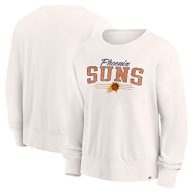 Women's Fanatics Branded Cream Phoenix Suns Close the Game Pullover Sweatshirt