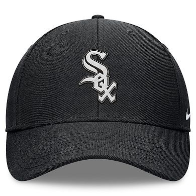 Men's Nike Black Chicago White Sox Evergreen Club Performance Adjustable Hat