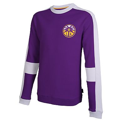 Unisex Stadium Essentials Purple Los Angeles Sparks Half Time Long Sleeve T-Shirt