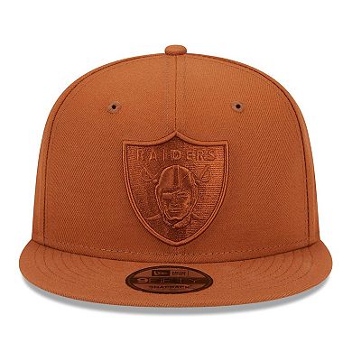 Men's New Era Brown Las Vegas Raiders Color Pack 9FIFTY Snapback Hat