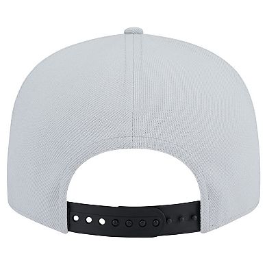 Men's New Era White/Black Las Vegas Raiders Throwback Space 9FIFTY Snapback Hat