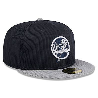 Men's New Era  Navy New York Yankees 2024 Batting Practice 59FIFTY Fitted Hat