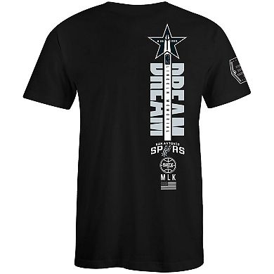 Unisex FISLL x Black History Collection  Black San Antonio Spurs T-Shirt