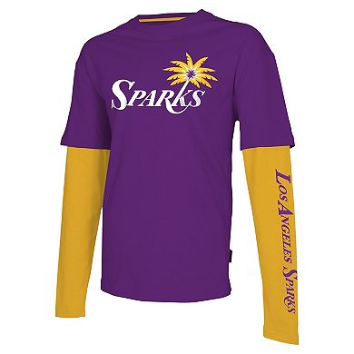Unisex Stadium Essentials Purple Los Angeles Sparks Spectator Long Sleeve T-Shirt