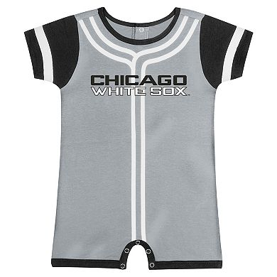 Infant Fanatics Branded Gray Chicago White Sox Fast Pitch Romper