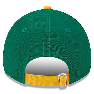 Men's New Era  Kelly Green Oakland Athletics 2024 Batting Practice 9TWENTY Adjustable Hat