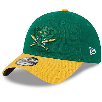 Men's New Era  Kelly Green Oakland Athletics 2024 Batting Practice 9TWENTY Adjustable Hat