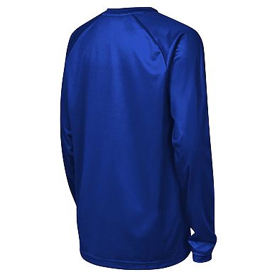 Youth Blue Seattle Sounders FC True Pioneer Raglan Long Sleeve T-Shirt