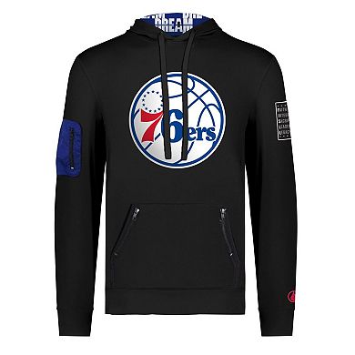 Unisex FISLL x Black History Collection  Black Philadelphia 76ers Pullover Hoodie