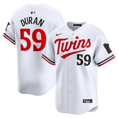 Men's Nike Jhoan Duran White Minnesota Twins Home Limited Player Jersey
