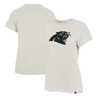 Women's '47 Cream Carolina Panthers Panthera Frankie T-Shirt