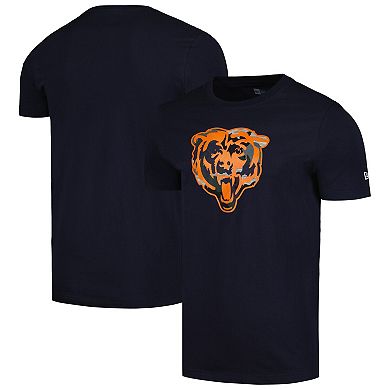 Men's New Era Navy Chicago Bears Camo Logo T-Shirt