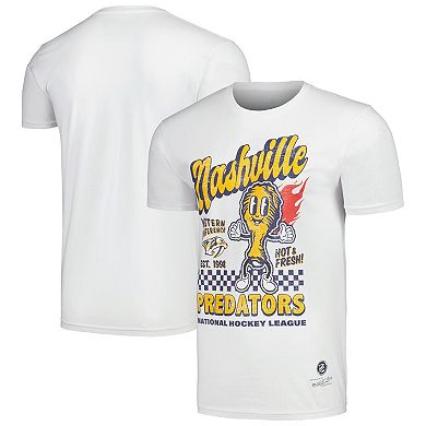 Men's Mitchell & Ness White Nashville Predators Nashville Hot Chicken T-Shirt