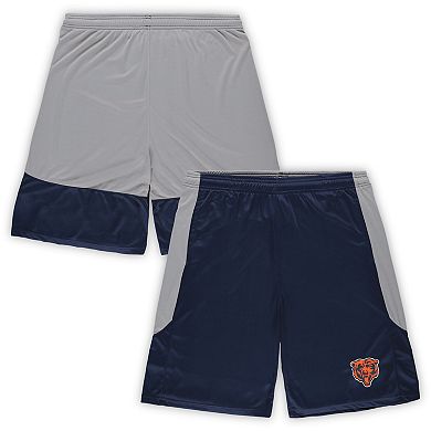 Men's Fanatics Branded Navy Chicago Bears Big & Tall Team Logo Shorts