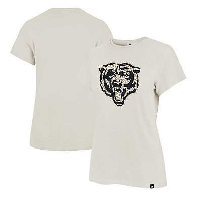 Women's '47 Cream Chicago Bears Panthera Frankie T-Shirt