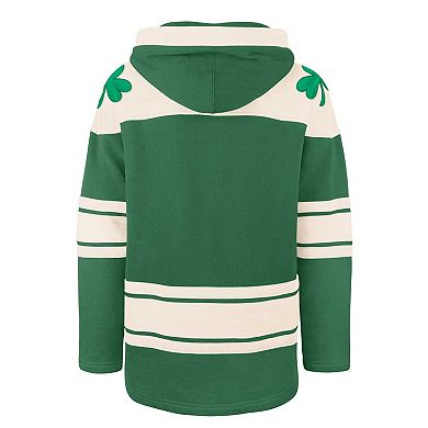 Men's '47 Kelly Green Philadelphia Flyers St. Patrick's Day Superior Lacer Pullover Hoodie