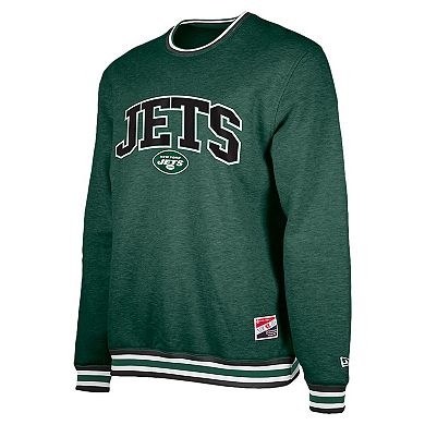 Men's New Era Green New York Jets Pullover Sweatshirt