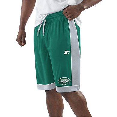 Men's Starter Green/White New York Jets Fan Favorite Fashion Shorts