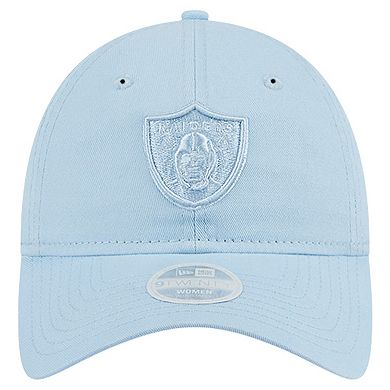 Women's New Era Light Blue Las Vegas Raiders Color Pack 9TWENTY Adjustable Hat