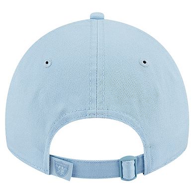 Women's New Era Light Blue Las Vegas Raiders Color Pack 9TWENTY Adjustable Hat