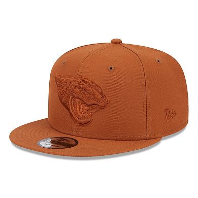 Men's New Era Brown Jacksonville Jaguars Color Pack 9FIFTY Snapback Hat