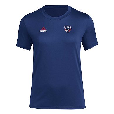 Women's adidas Navy FC Dallas Local Stoic T-Shirt