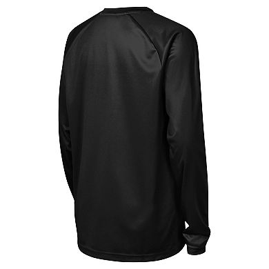 Youth Black Austin FC True Pioneer Raglan Long Sleeve T-Shirt