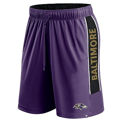 Men's Fanatics Branded  Purple Baltimore Ravens Win The Match Shorts