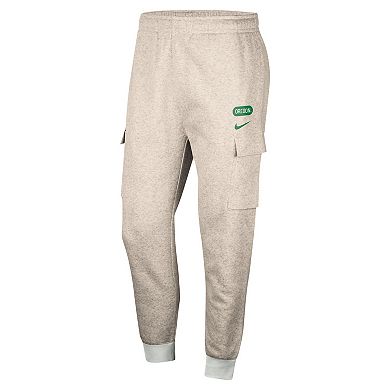 Men's Nike Oatmeal Oregon Ducks Club Cargo Jogger Pants