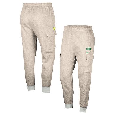 Men's Nike Oatmeal Oregon Ducks Club Cargo Jogger Pants