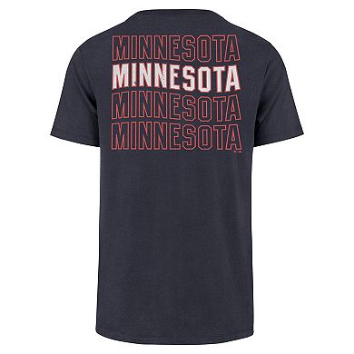 Men's '47 Navy Minnesota Twins Hang Back Franklin T-Shirt