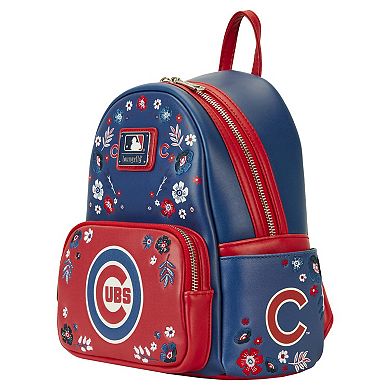 Loungefly Chicago Cubs Floral Mini Backpack