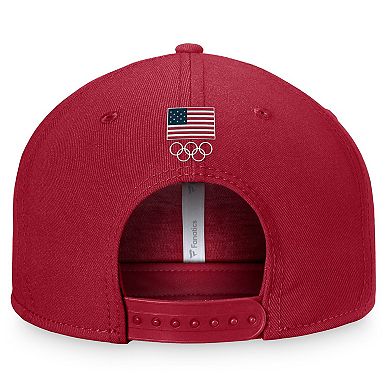 Men's Fanatics Branded Red Team USA Adjustable Hat