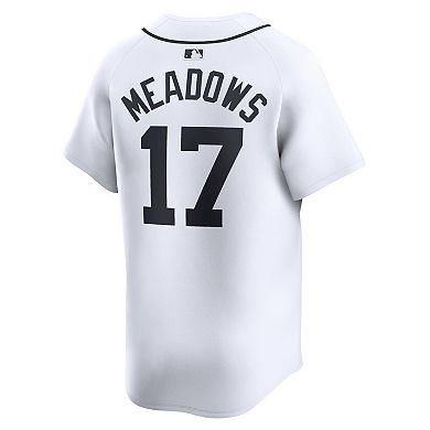 Men's Nike Austin Meadows White Detroit Tigers Home Limited Player Jersey