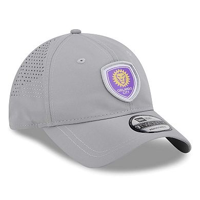 Men's New Era Gray Orlando City SC Active 9TWENTY Adjustable Hat