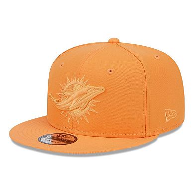 Men's New Era Orange Miami Dolphins Color Pack 9FIFTY Snapback Hat