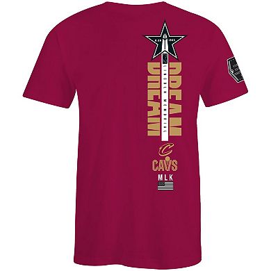 Unisex FISLL x Black History Collection  Wine Cleveland Cavaliers T-Shirt