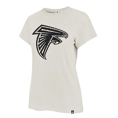 Women's '47 Cream Atlanta Falcons Panthera Frankie T-Shirt