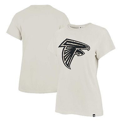 Women's '47 Cream Atlanta Falcons Panthera Frankie T-Shirt