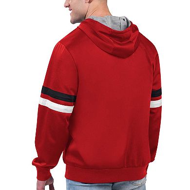 Men's G-III Sports by Carl Banks Red Portland Trail Blazers Contender Full-Zip Hoodie Jacket