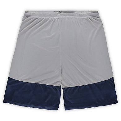 Men's Fanatics Navy Denver Broncos Big & Tall Team Logo Shorts