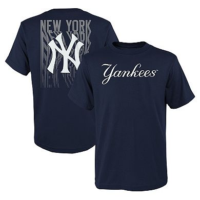 Youth Fanatics Branded Navy New York Yankees Curveball T-Shirt