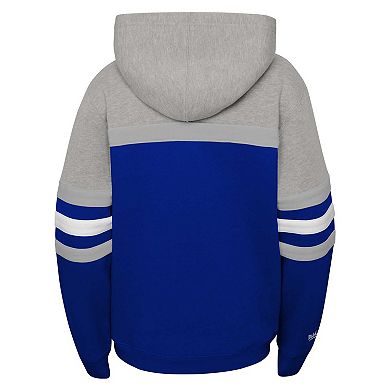 Youth Mitchell & NessÂ Blue Tampa Bay Lightning Head Coach Pullover Hoodie