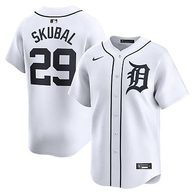 Men's Nike Tarik Skubal White Detroit Tigers Home Limited Player Jersey