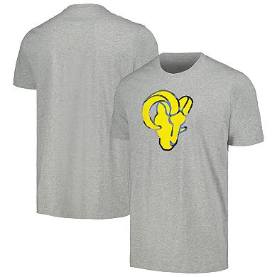 Men's New Era Gray Los Angeles Rams Camo Logo T-Shirt