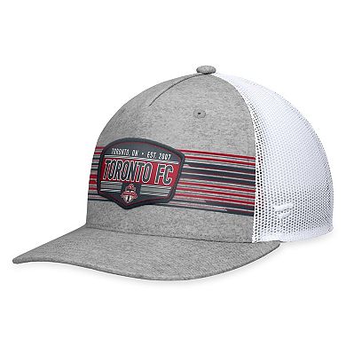 Men's Fanatics Branded Steel Toronto FC Stroke Trucker Snapback Hat