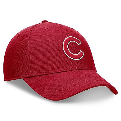 Men's Nike Red Chicago Cubs Evergreen Club Performance Adjustable Hat