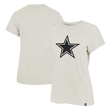 Women's '47 Cream Dallas Cowboys Panthera Frankie T-Shirt