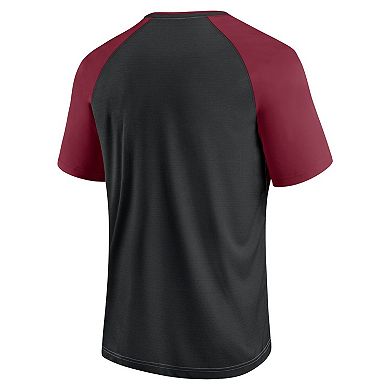 Men's Fanatics Branded Red Atlanta United FC Attacker Raglan T-Shirt
